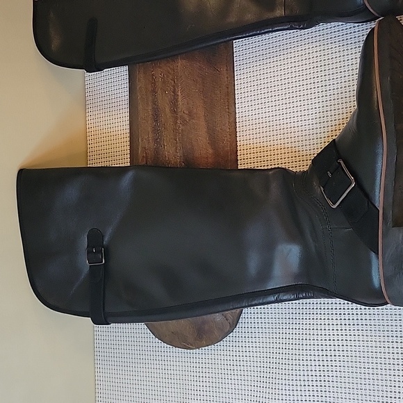 Franco Sarto Leather Knee Boots - Picture 6 of 8